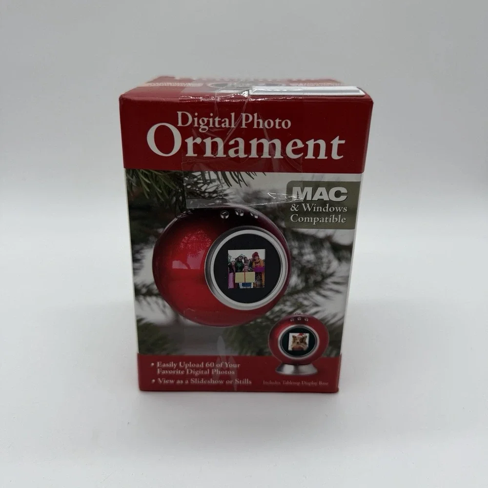 Digital Photo Ornament Picture Image Christmas Tree (MAC /Windows) Upload 60 New